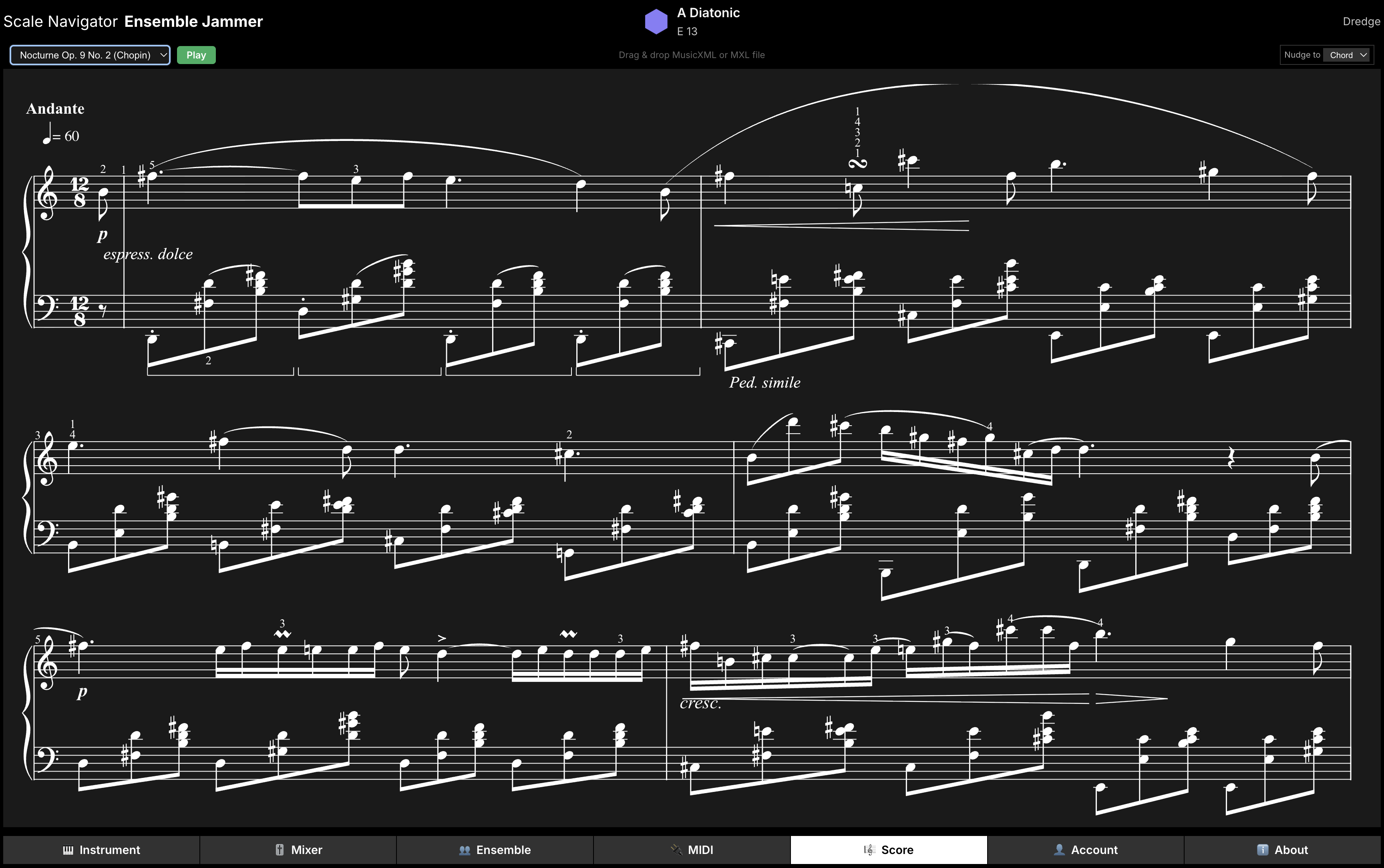 Ensemble Jammer settings